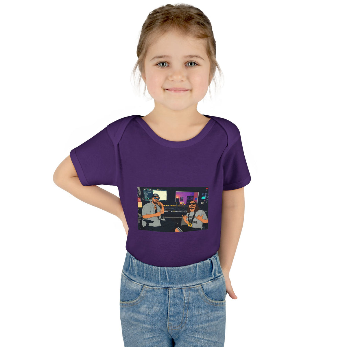 Music Studio Photo — Infant Rib One-Piece