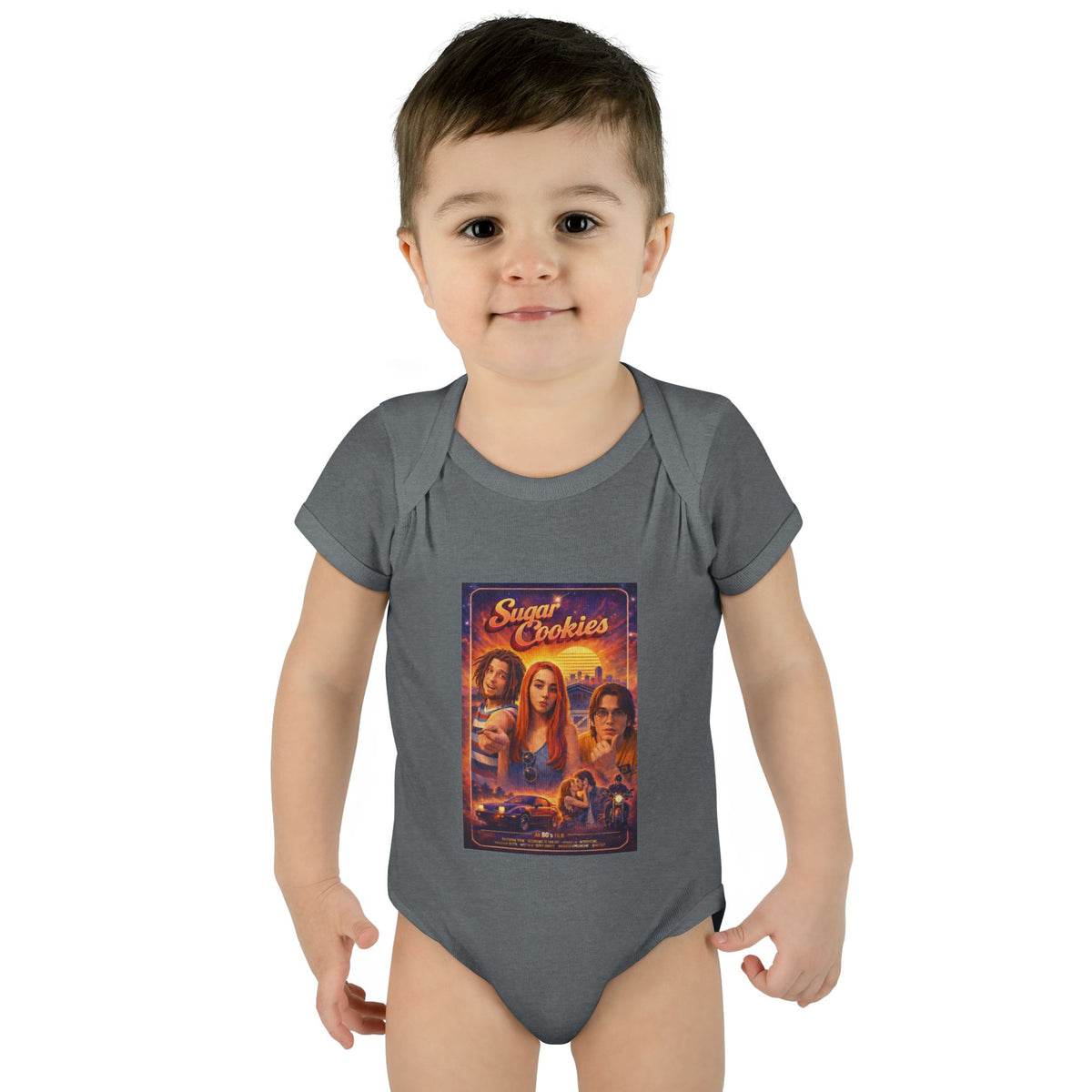 Infant Bodysuit — 'Sugar Cookies' Retro Movie Poster Baby Onesie