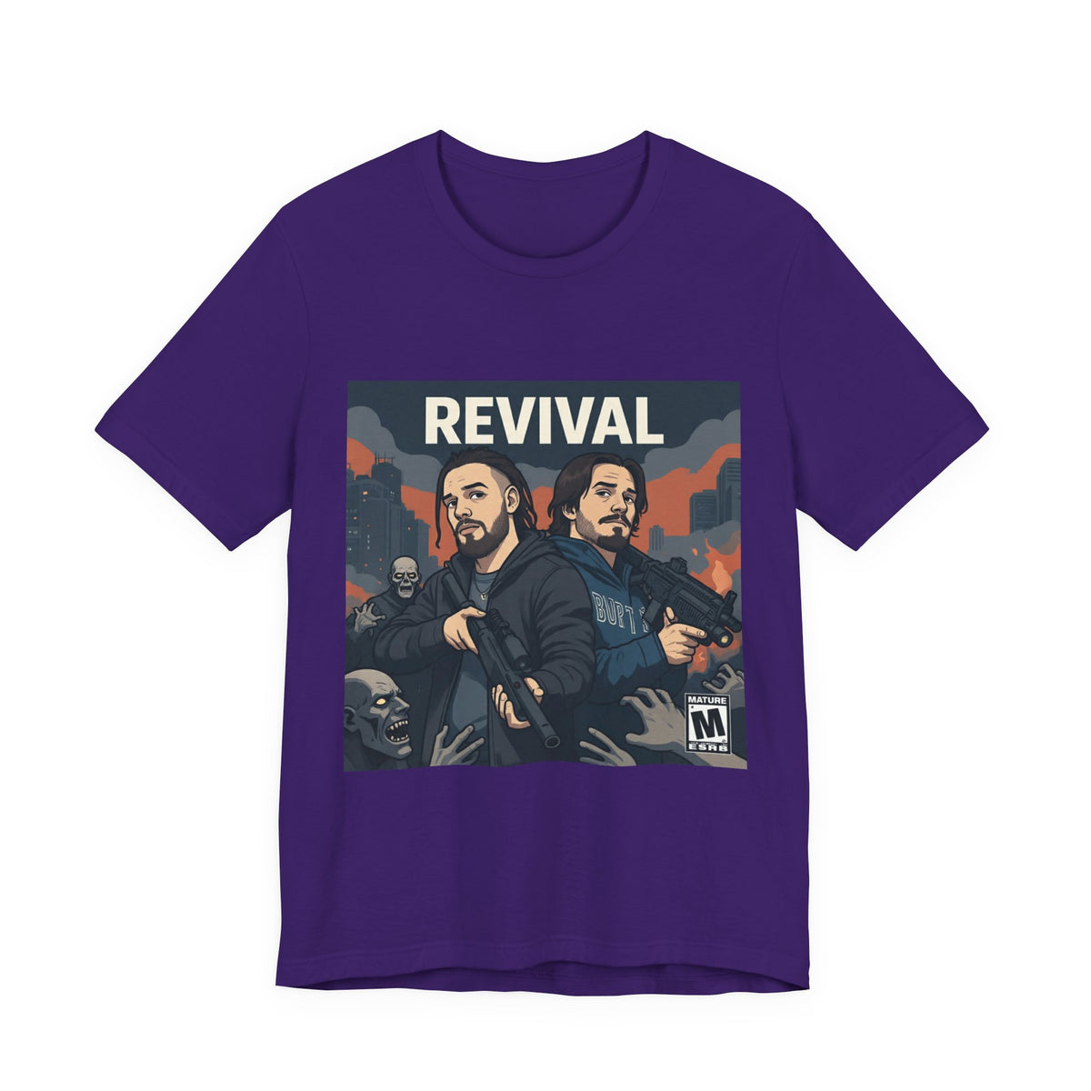 Revival- Ft El Brosco The Don & NoisyBoii Retro Movie Poster - T-Shirt