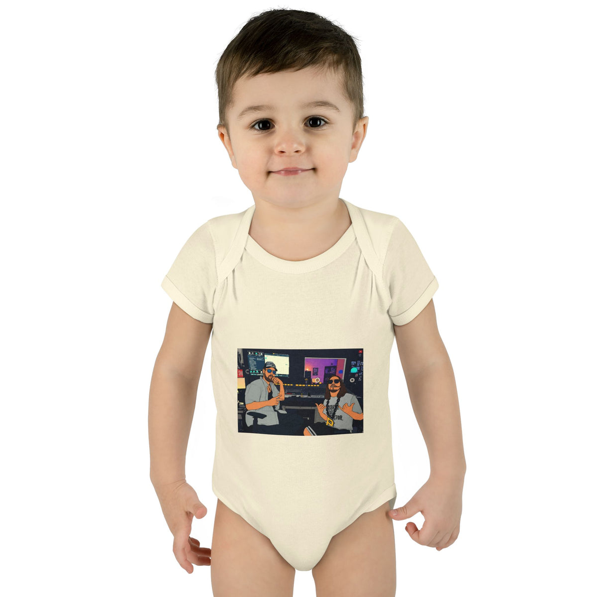 Music Studio Photo — Infant Rib One-Piece