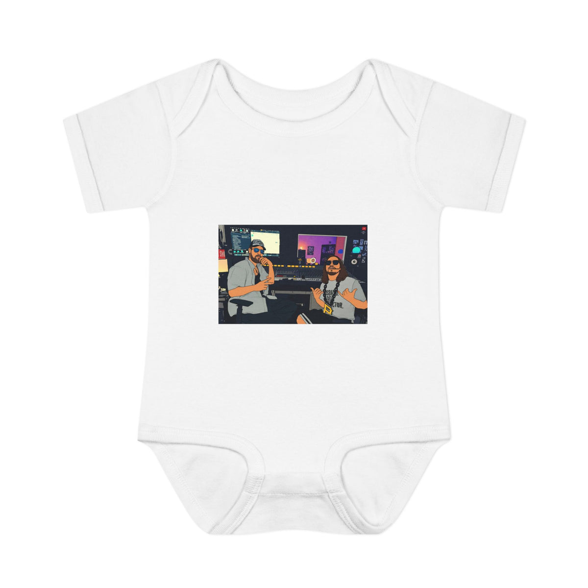 Music Studio Photo — Infant Rib One-Piece