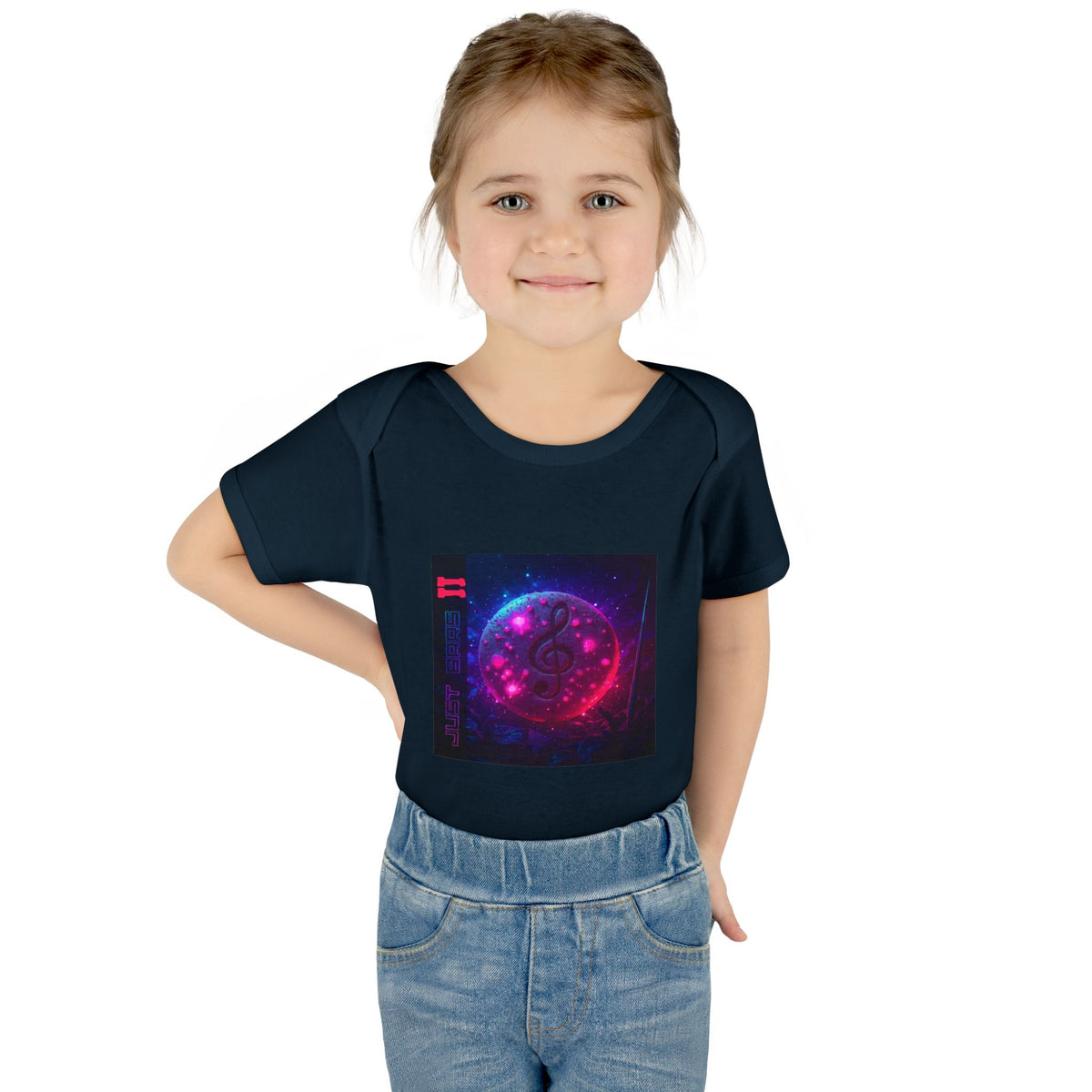 Neon Cosmic Cookie jb2 — Infant Rib Onesie