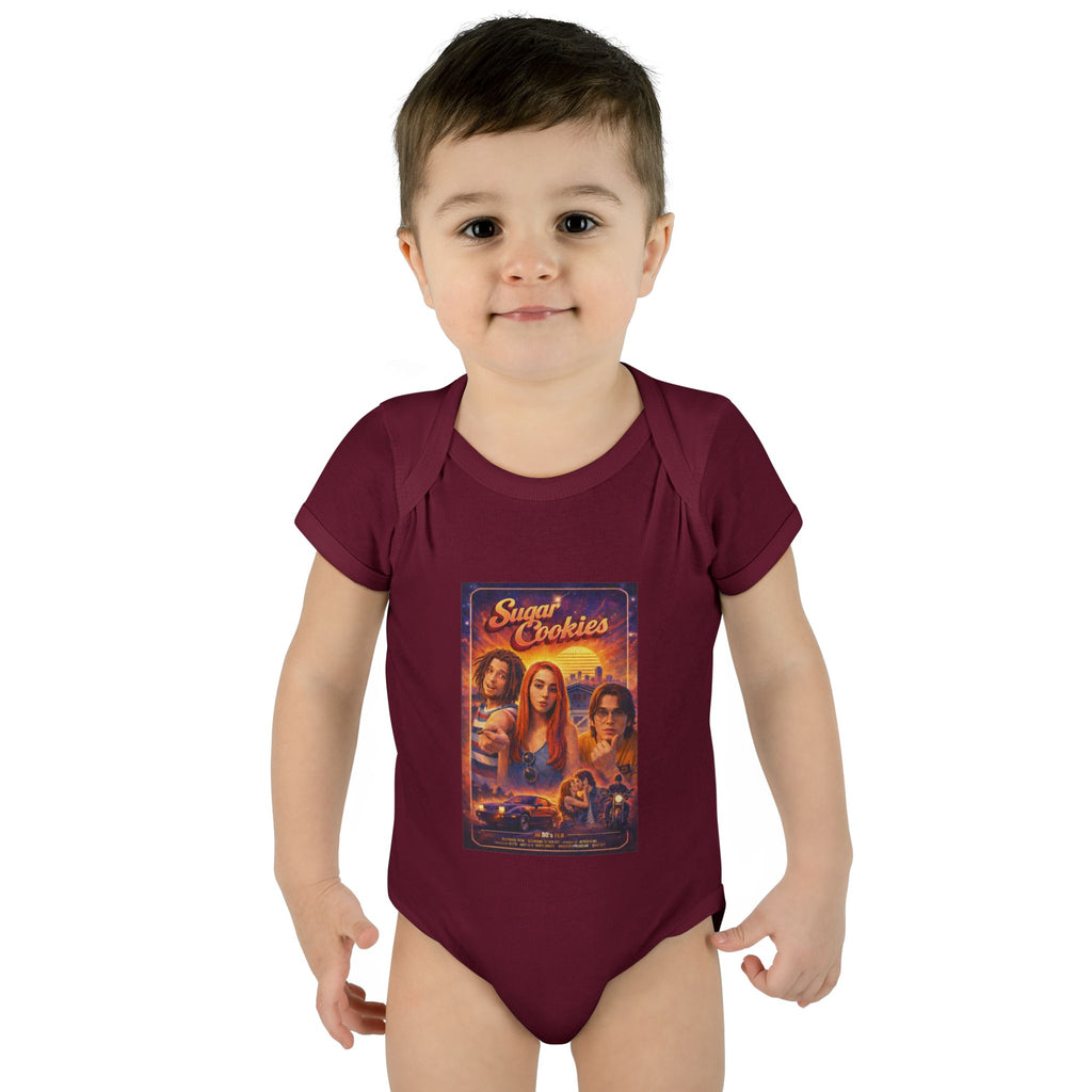 Infant Bodysuit — 'Sugar Cookies' Retro Movie Poster Baby Onesie