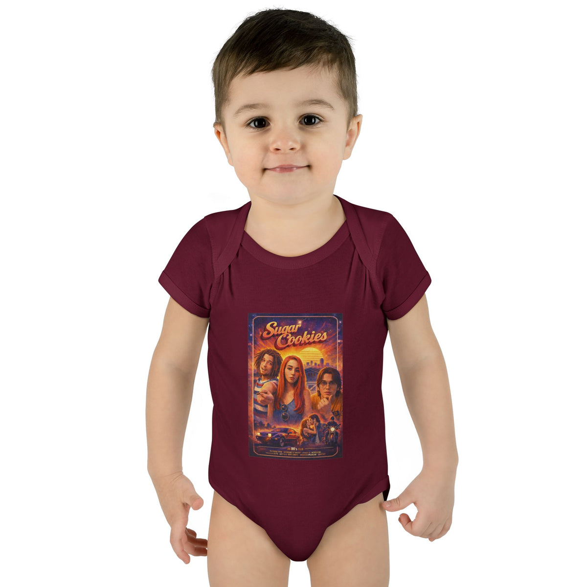 Infant Bodysuit — 'Sugar Cookies' Retro Movie Poster Baby Onesie