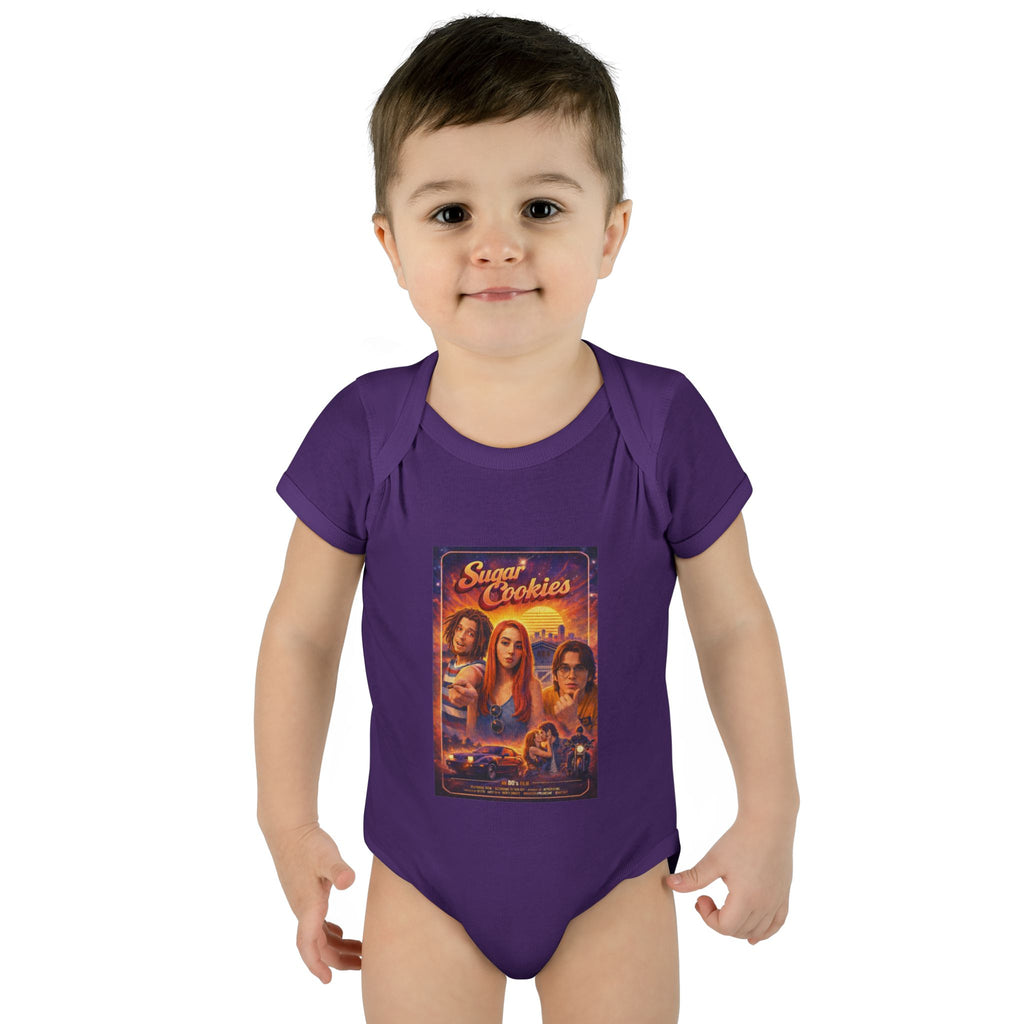 Infant Bodysuit — 'Sugar Cookies' Retro Movie Poster Baby Onesie