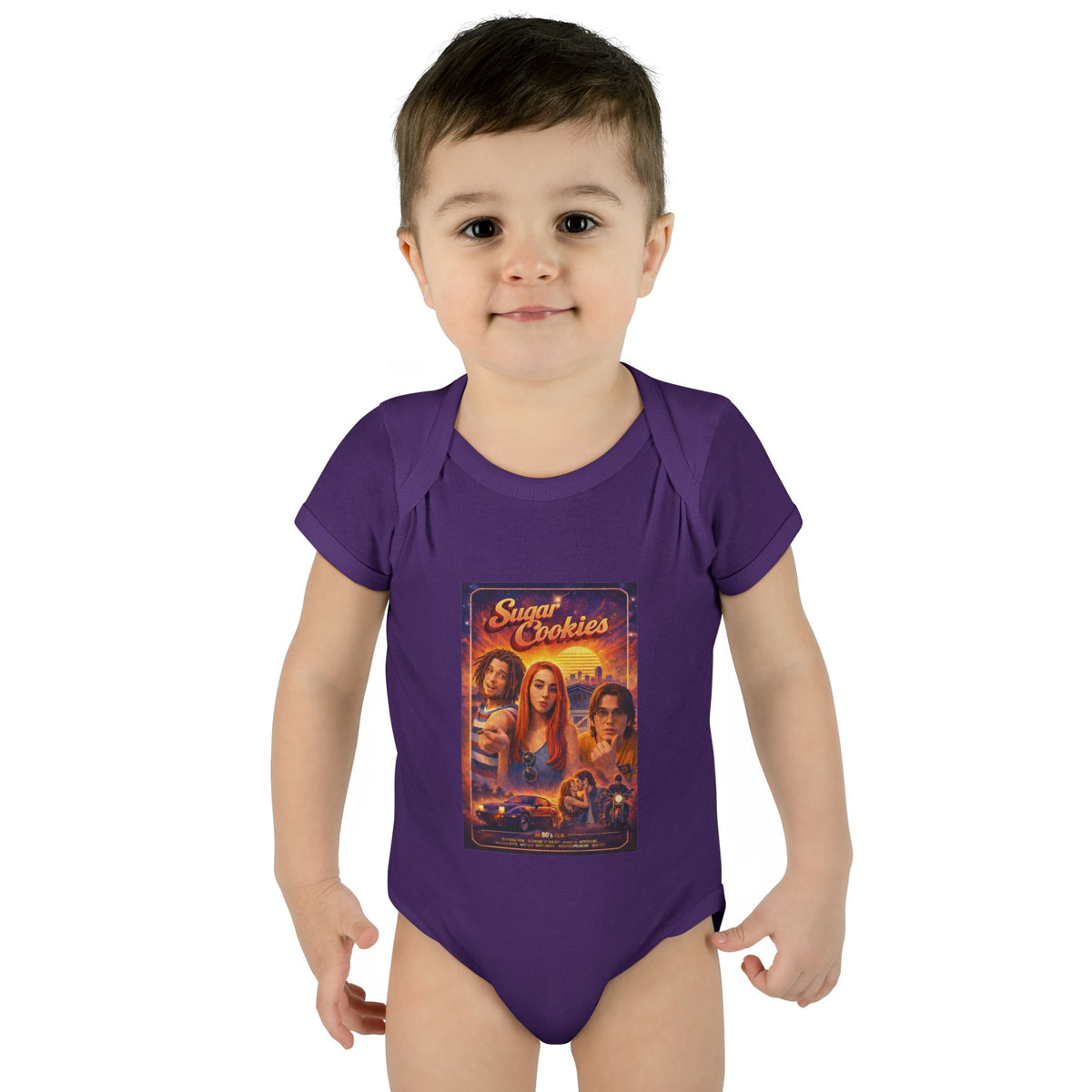 Infant Bodysuit — 'Sugar Cookies' Retro Movie Poster Baby Onesie