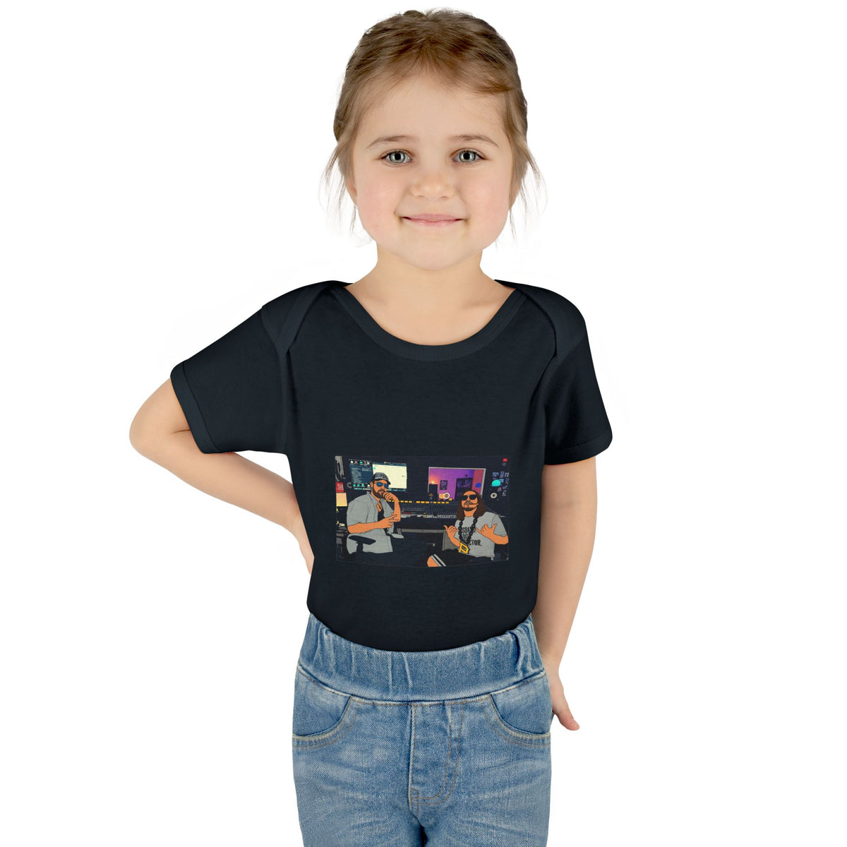Music Studio Photo — Infant Rib One-Piece