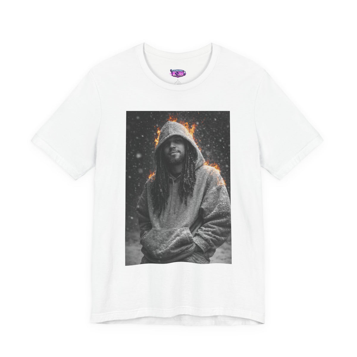 Hooded Portrait Tee — Ft. NoisyBoii