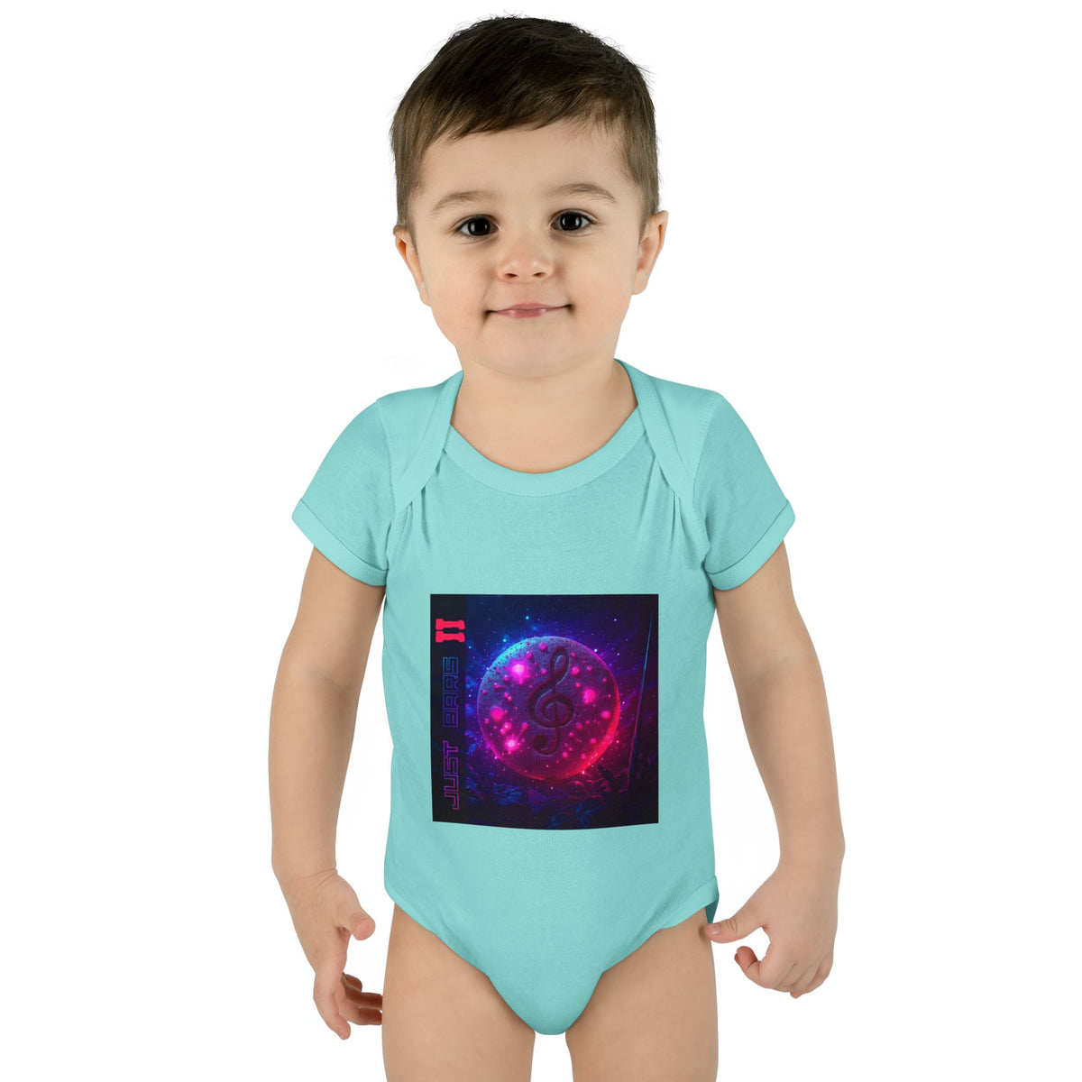 Neon Cosmic Cookie jb2 — Infant Rib Onesie