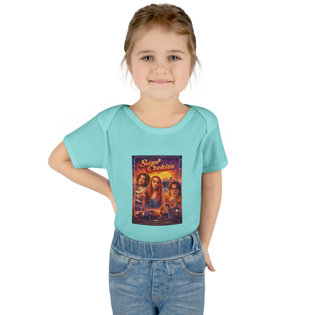 Infant Bodysuit — 'Sugar Cookies' Retro Movie Poster Baby Onesie