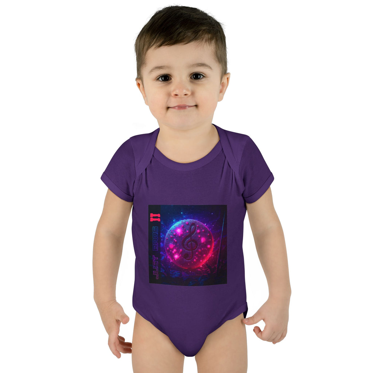 Neon Cosmic Cookie jb2 — Infant Rib Onesie