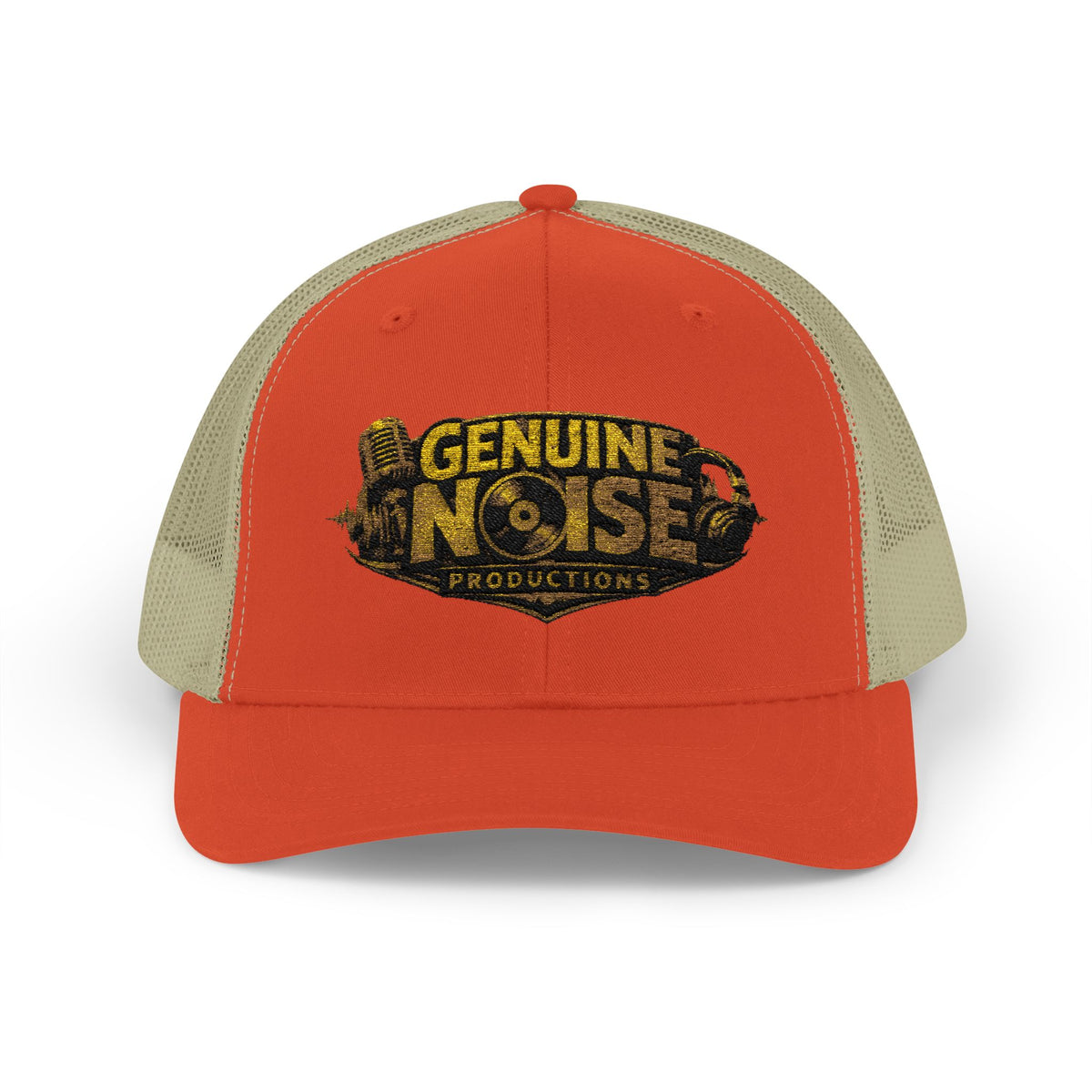 Trucker Cap - "Genuine Noise Productions" Retro Logo Mesh Snapback