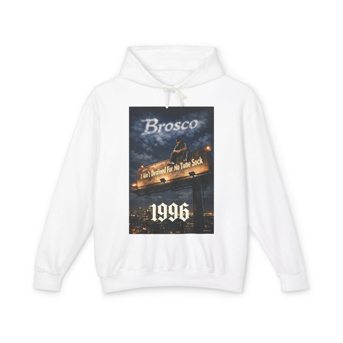 Brosco 1996 Vintage Bridge Graphic Hoodie