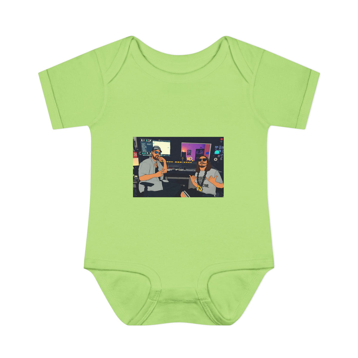 Music Studio Photo — Infant Rib One-Piece