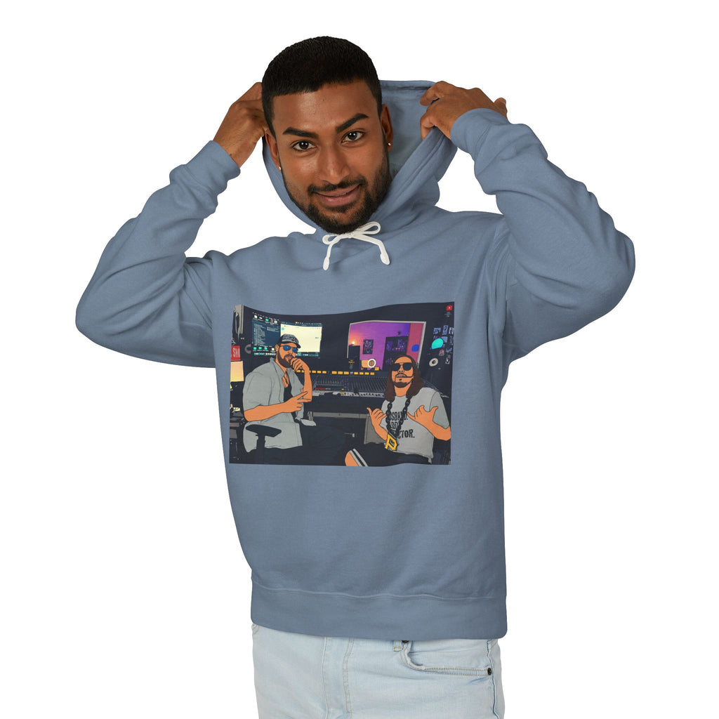 Studio - Ft El Brosco The Don & NoisyBoii Retro Movie Poster - Hoddie