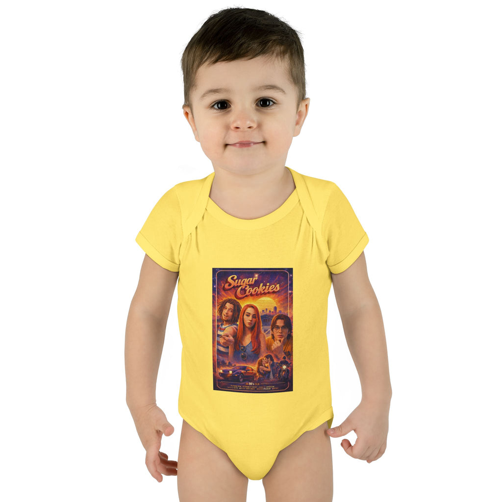 Infant Bodysuit — 'Sugar Cookies' Retro Movie Poster Baby Onesie