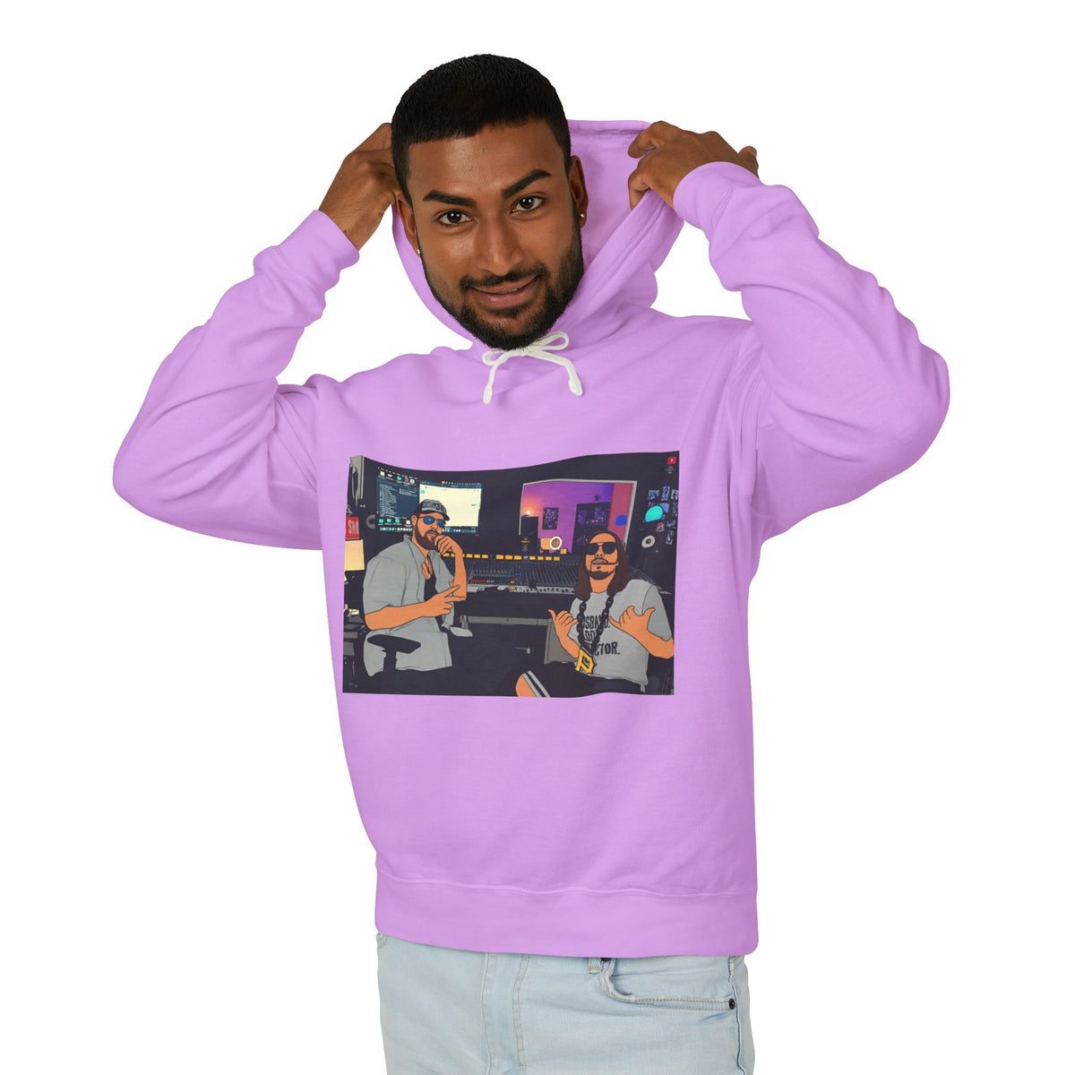 Studio - Ft El Brosco The Don & NoisyBoii Retro Movie Poster - Hoddie