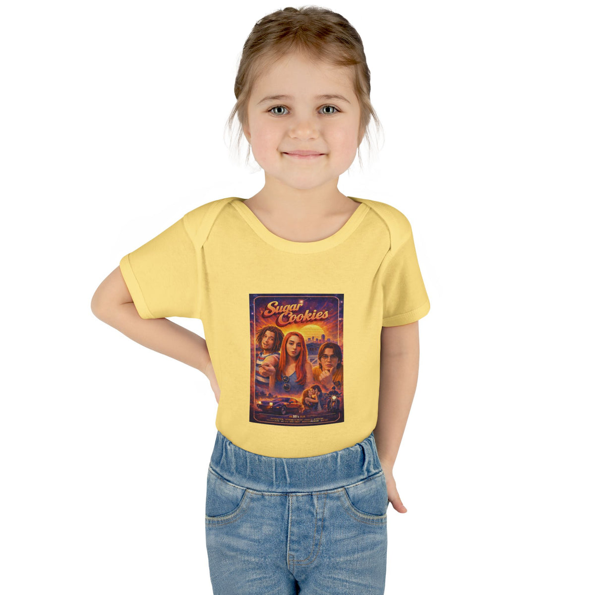 Infant Bodysuit — 'Sugar Cookies' Retro Movie Poster Baby Onesie