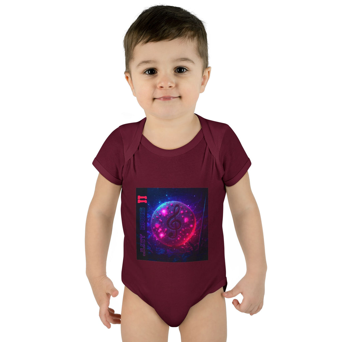 Neon Cosmic Cookie jb2 — Infant Rib Onesie