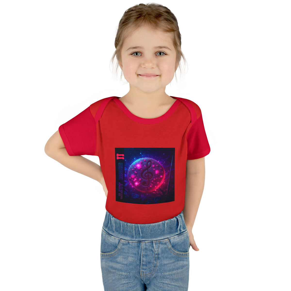Neon Cosmic Cookie jb2 — Infant Rib Onesie
