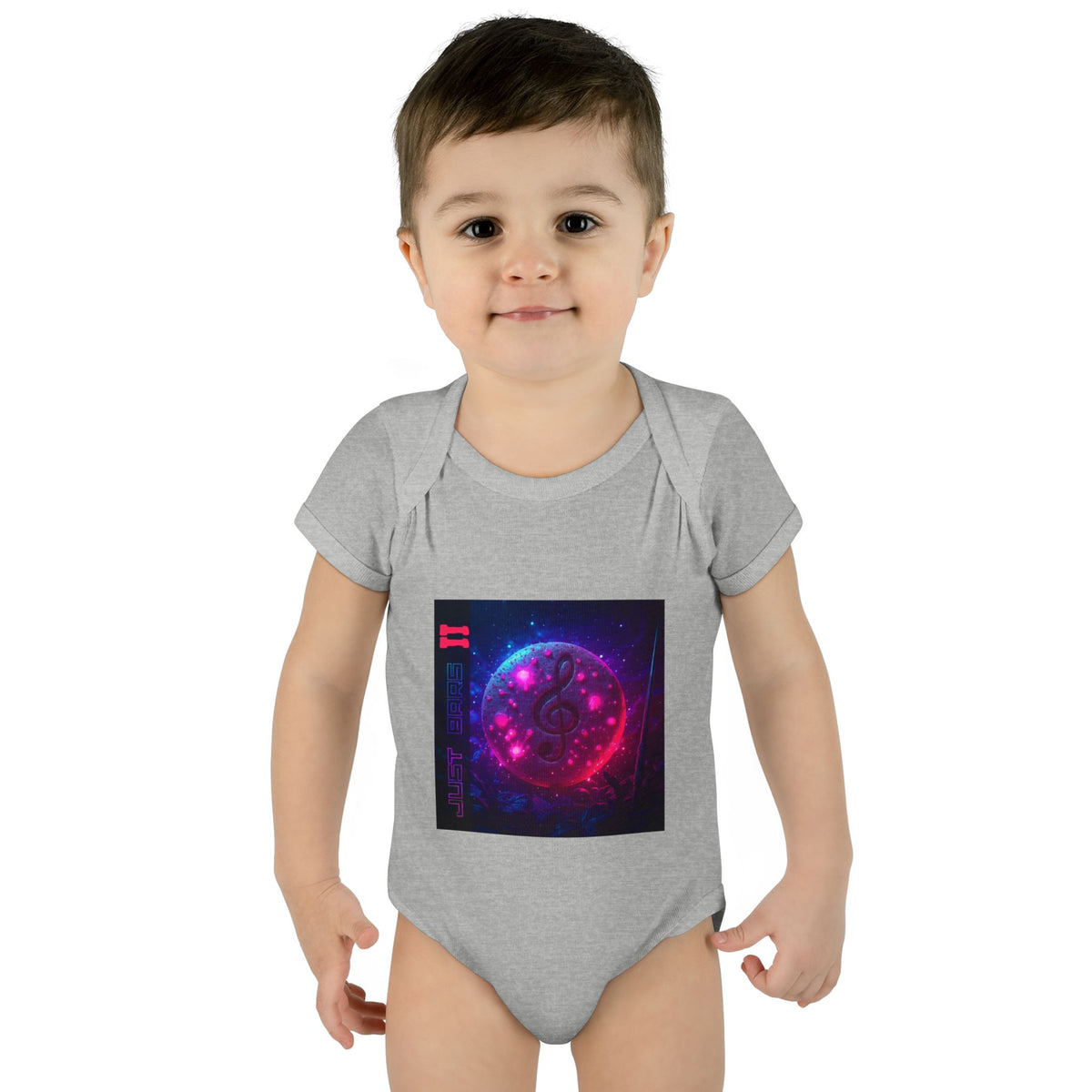 Neon Cosmic Cookie jb2 — Infant Rib Onesie