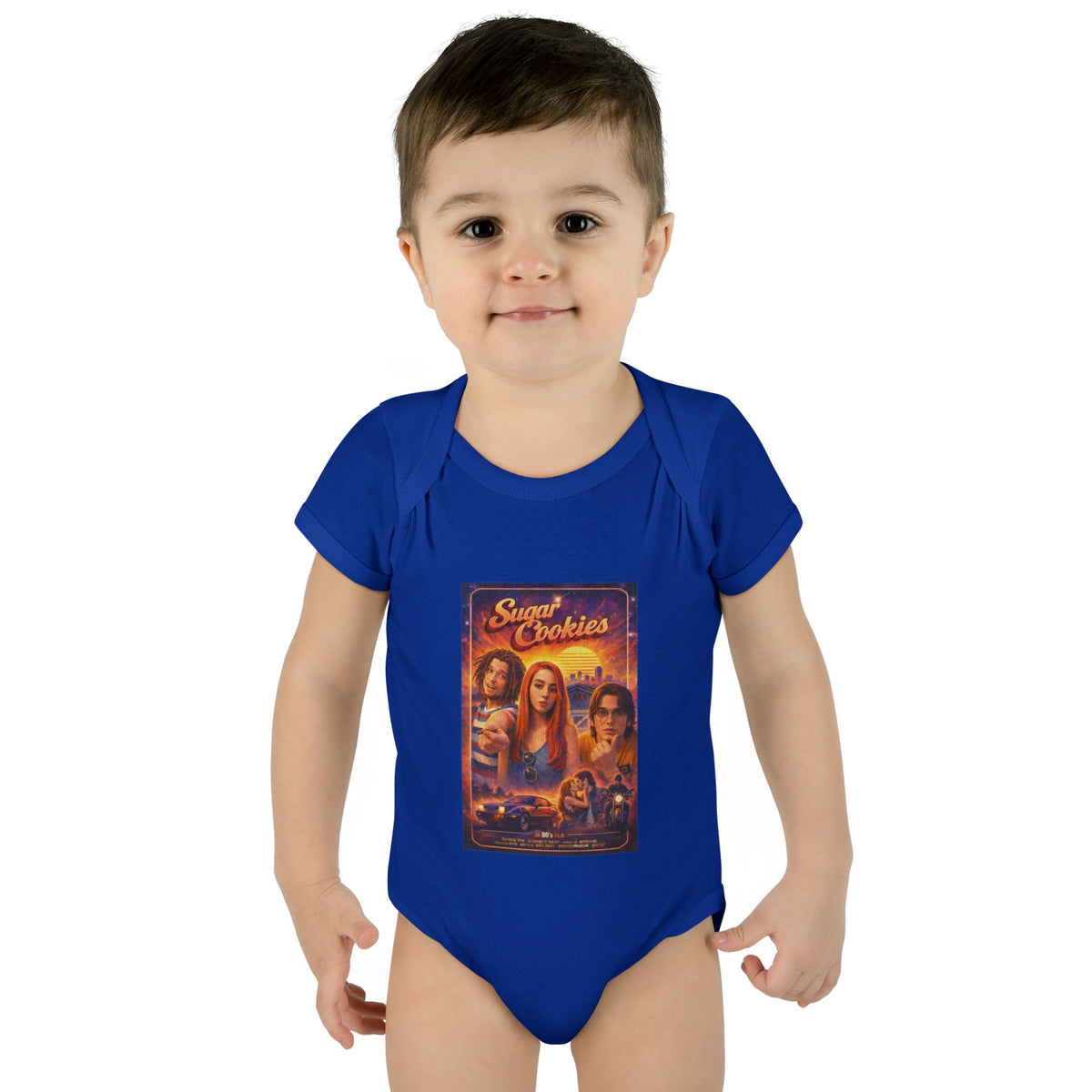 Infant Bodysuit — 'Sugar Cookies' Retro Movie Poster Baby Onesie