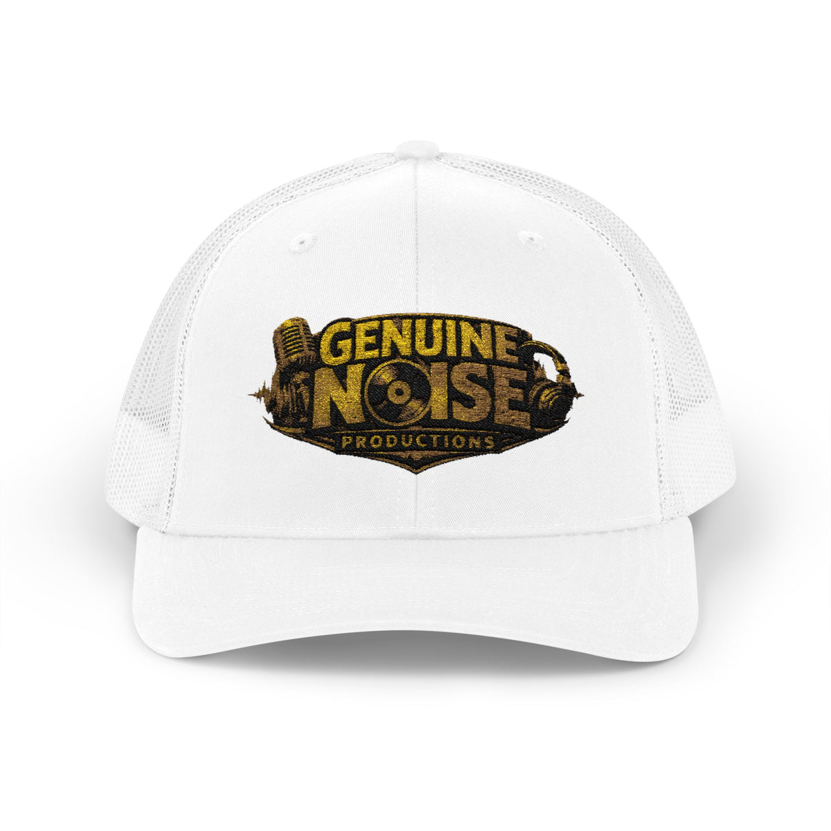 Trucker Cap - "Genuine Noise Productions" Retro Logo Mesh Snapback