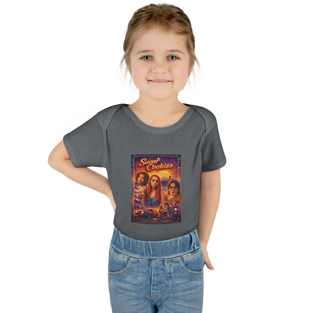 Infant Bodysuit — 'Sugar Cookies' Retro Movie Poster Baby Onesie