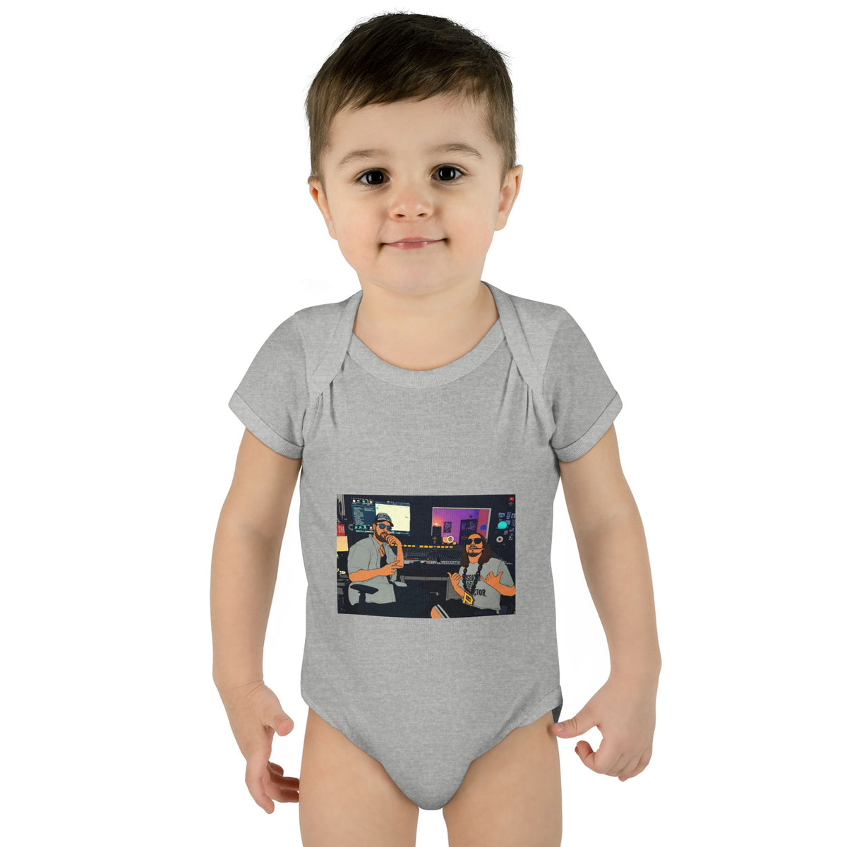 Music Studio Photo — Infant Rib One-Piece