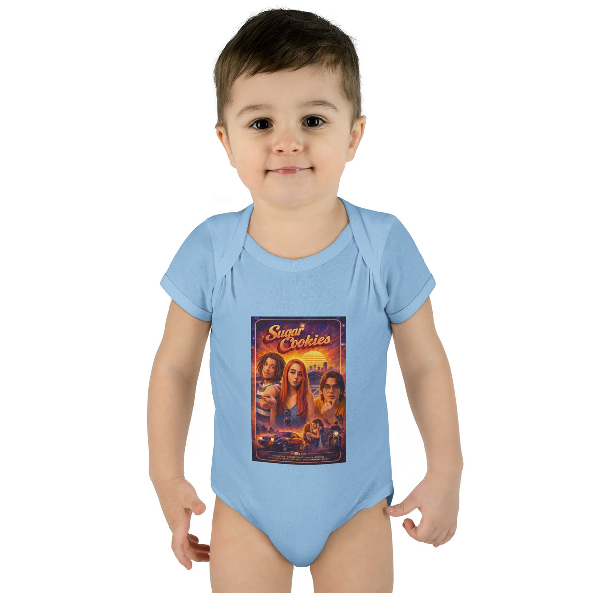 Infant Bodysuit — 'Sugar Cookies' Retro Movie Poster Baby Onesie