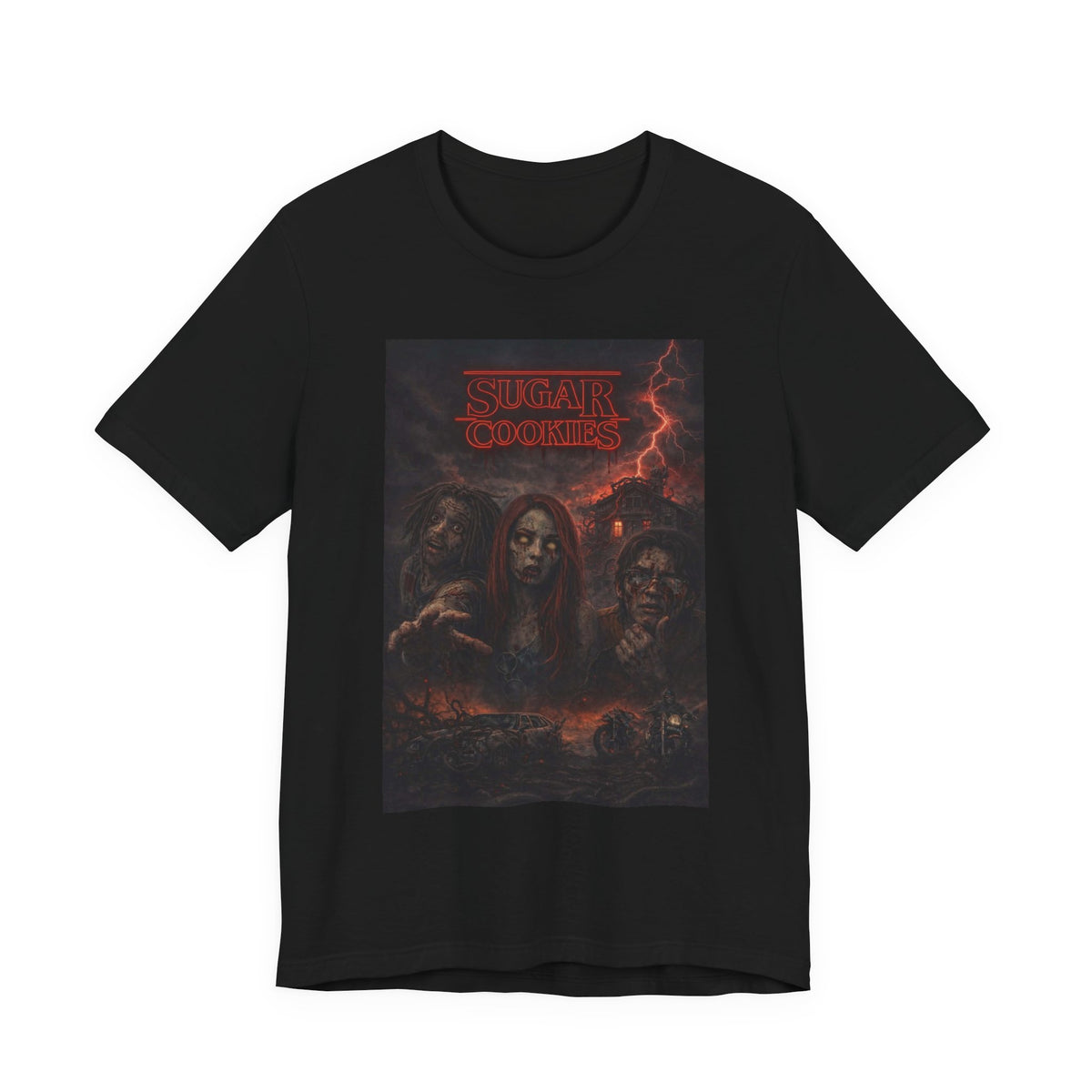 Sugar Cookies Zombie Edition - Ft El Brosco The Don & NoisyBoii Retro Movie Poster T-Shirt
