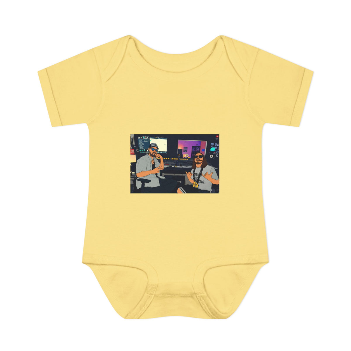 Music Studio Photo — Infant Rib One-Piece