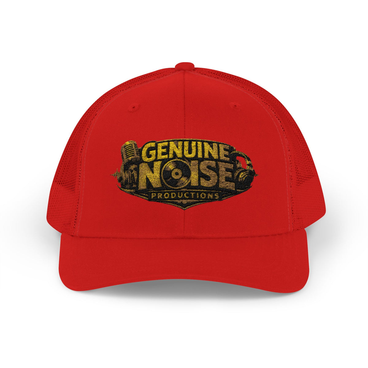 Trucker Cap - "Genuine Noise Productions" Retro Logo Mesh Snapback