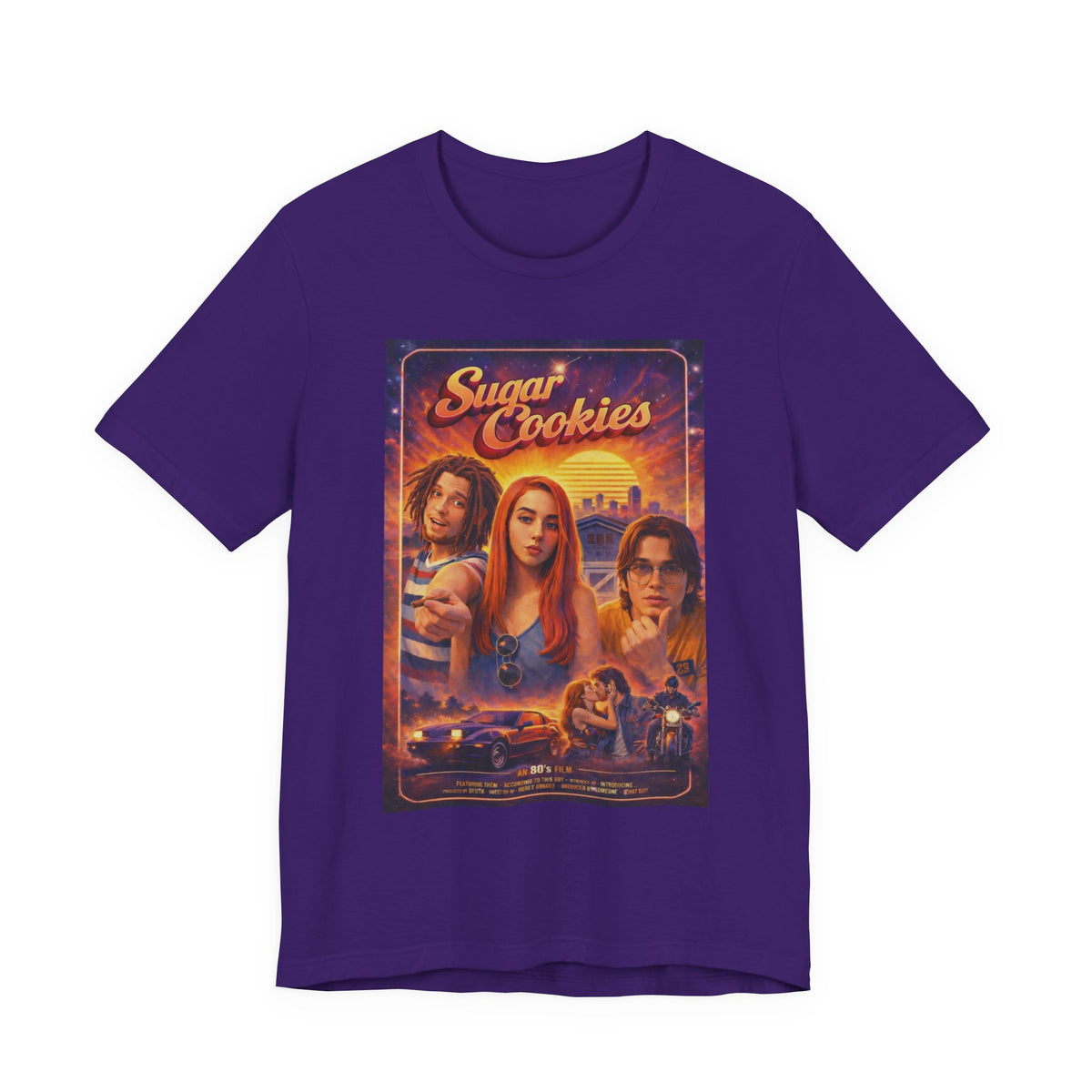 Sugar Cookies Ft El Brosco The Don & NoisyBoii Retro Movie Poster T-Shirt