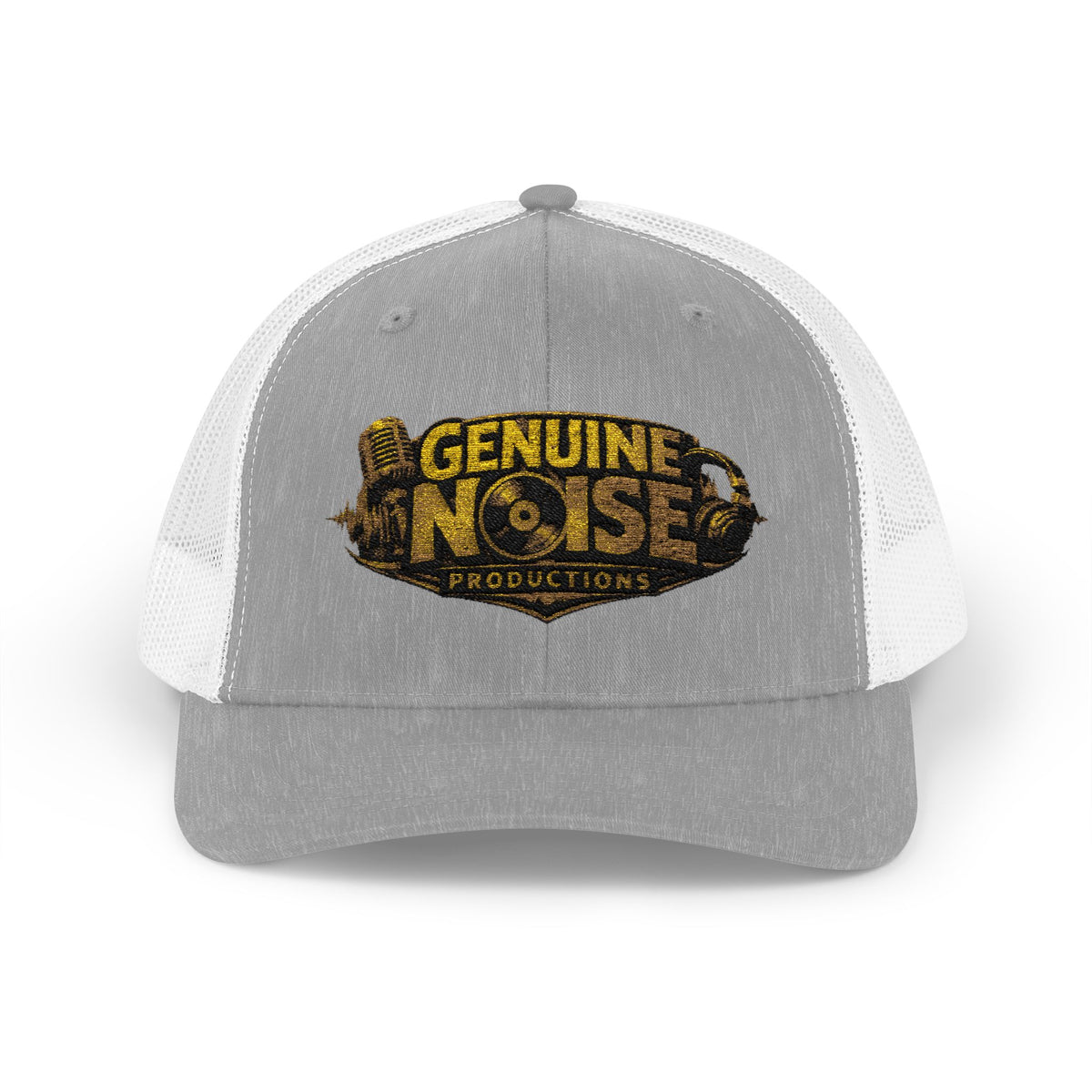 Trucker Cap - "Genuine Noise Productions" Retro Logo Mesh Snapback