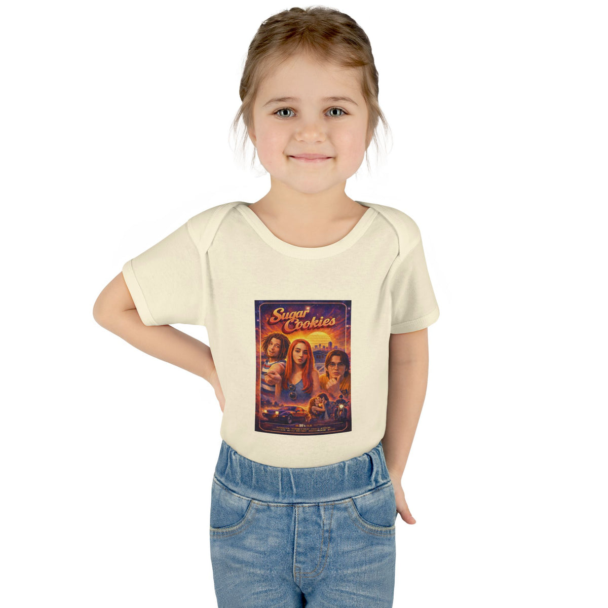 Infant Bodysuit — 'Sugar Cookies' Retro Movie Poster Baby Onesie