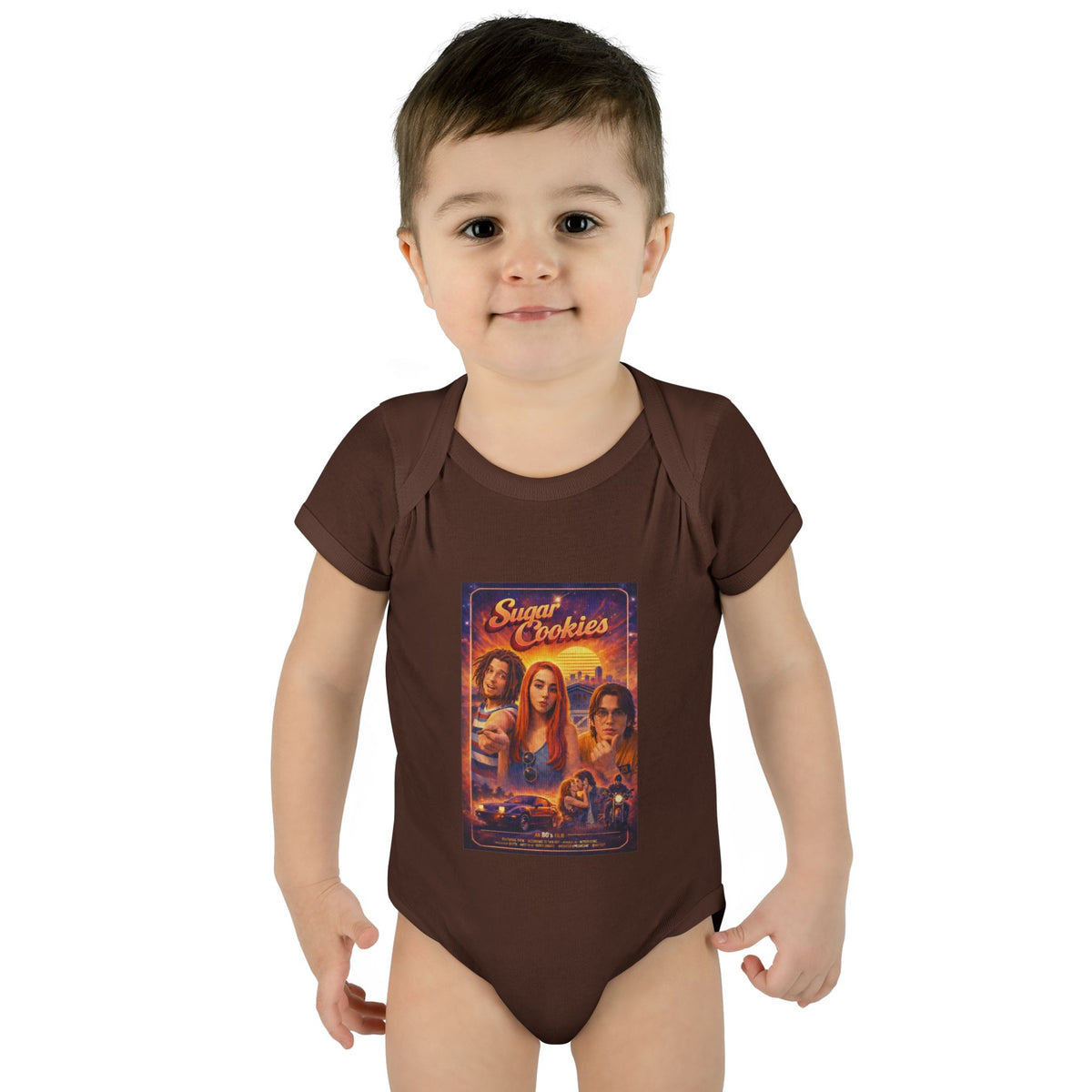 Infant Bodysuit — 'Sugar Cookies' Retro Movie Poster Baby Onesie
