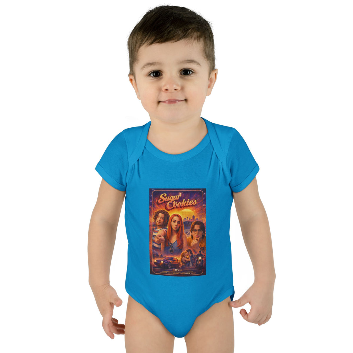 Infant Bodysuit — 'Sugar Cookies' Retro Movie Poster Baby Onesie