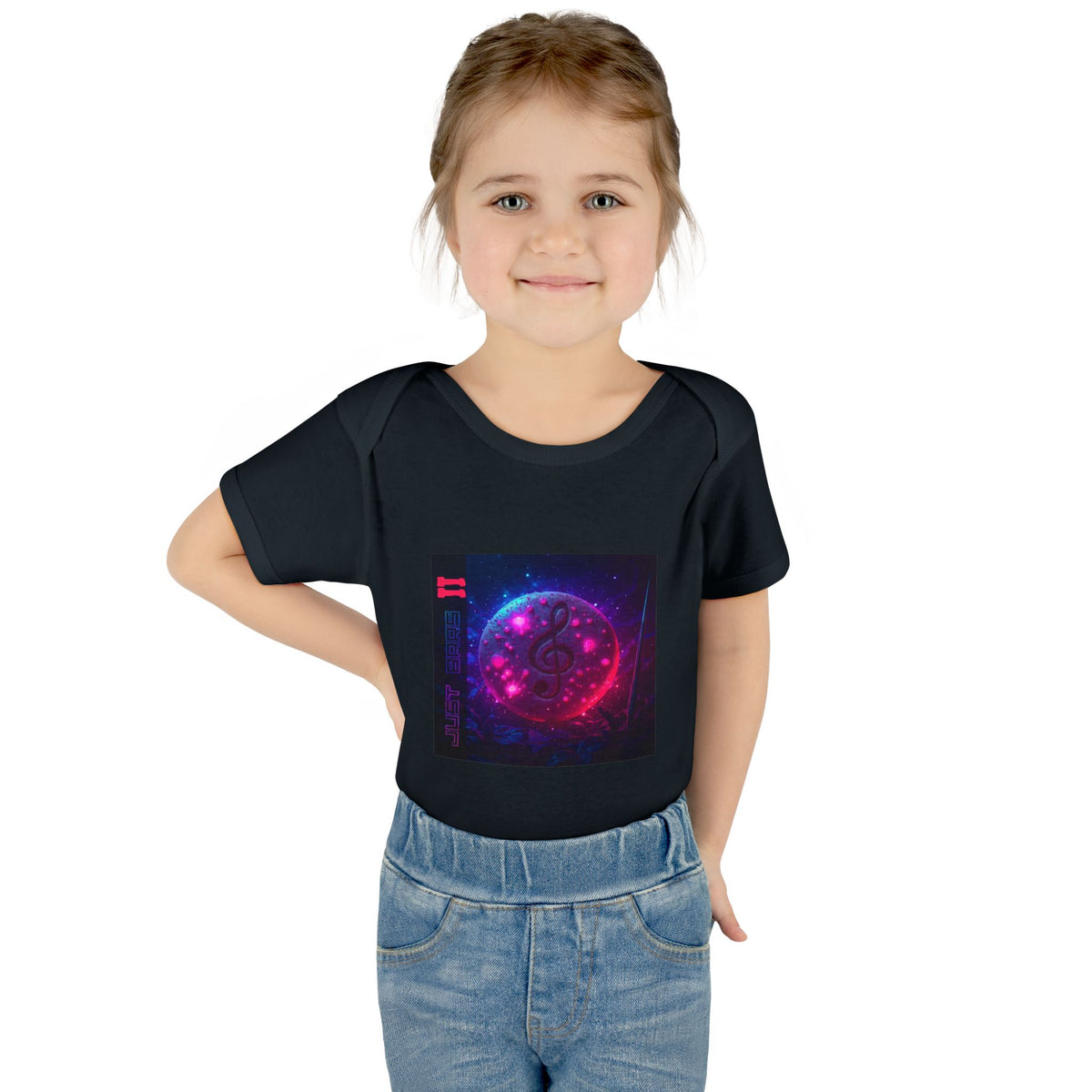 Neon Cosmic Cookie jb2 — Infant Rib Onesie
