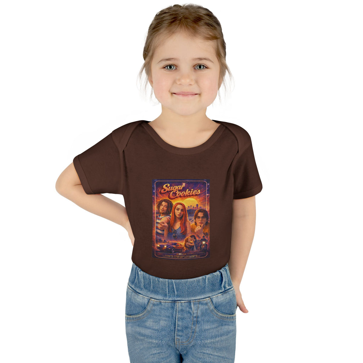Infant Bodysuit — 'Sugar Cookies' Retro Movie Poster Baby Onesie