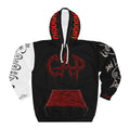 CAP Graphic Hoodie — Red & Black Thought Spiral Pullover