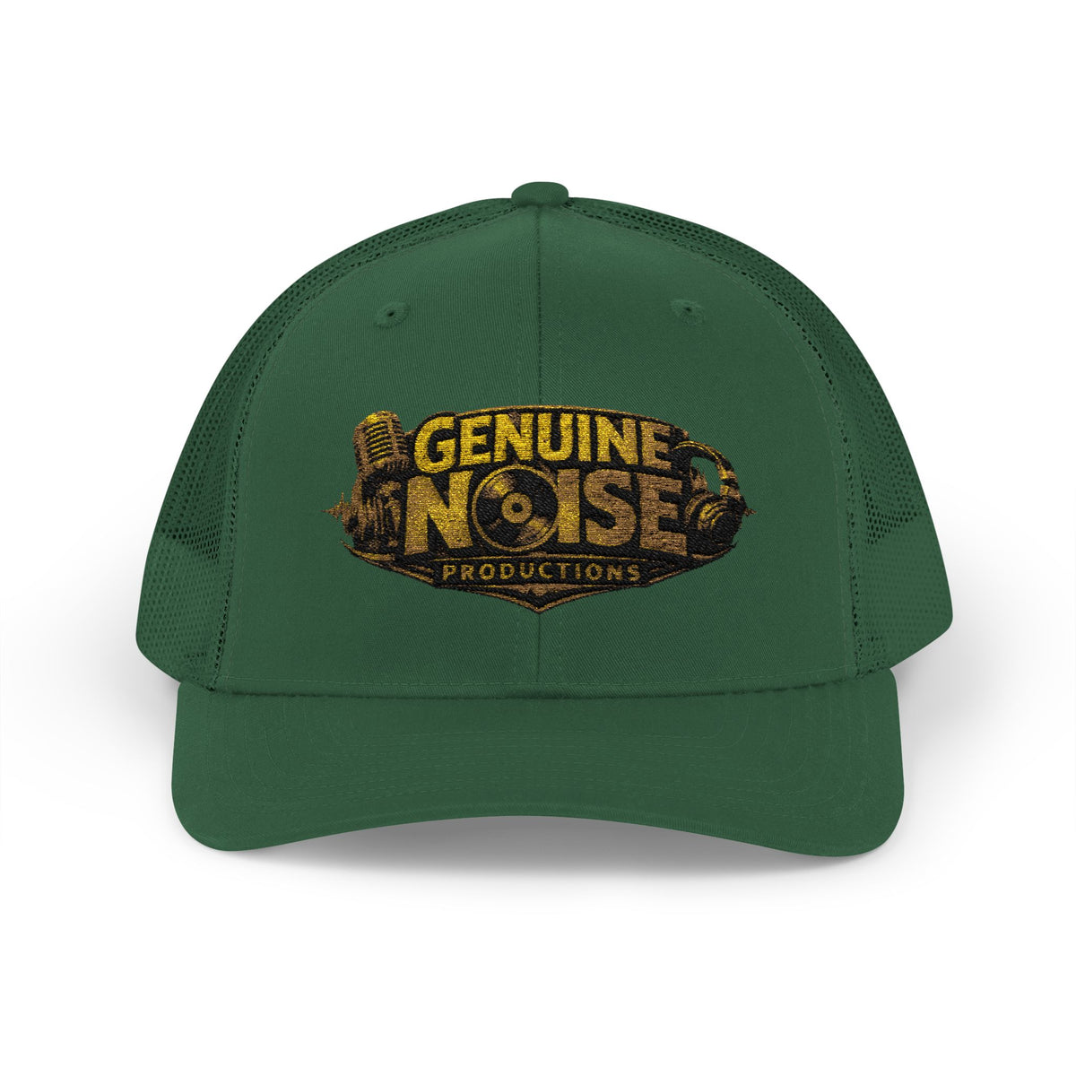 Trucker Cap - "Genuine Noise Productions" Retro Logo Mesh Snapback