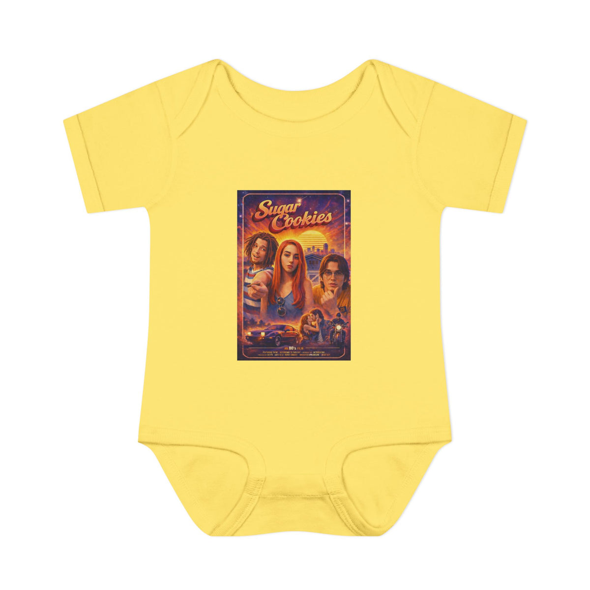 Infant Bodysuit — 'Sugar Cookies' Retro Movie Poster Baby Onesie