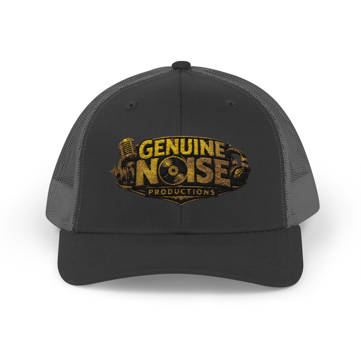 Trucker Cap - "Genuine Noise Productions" Retro Logo Mesh Snapback