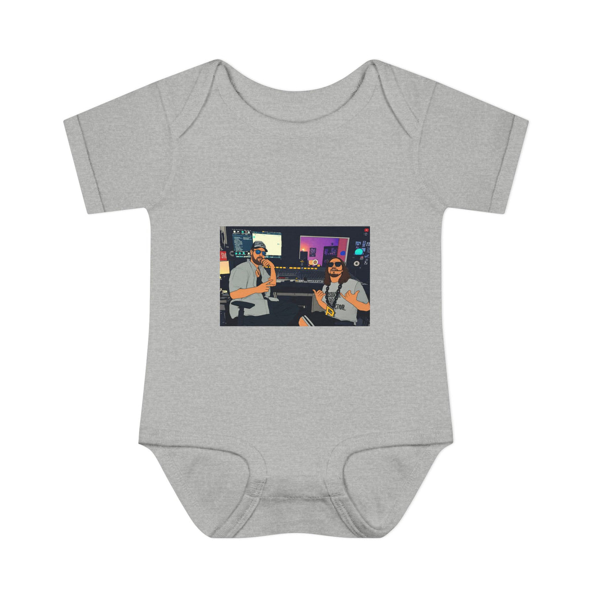 Music Studio Photo — Infant Rib One-Piece