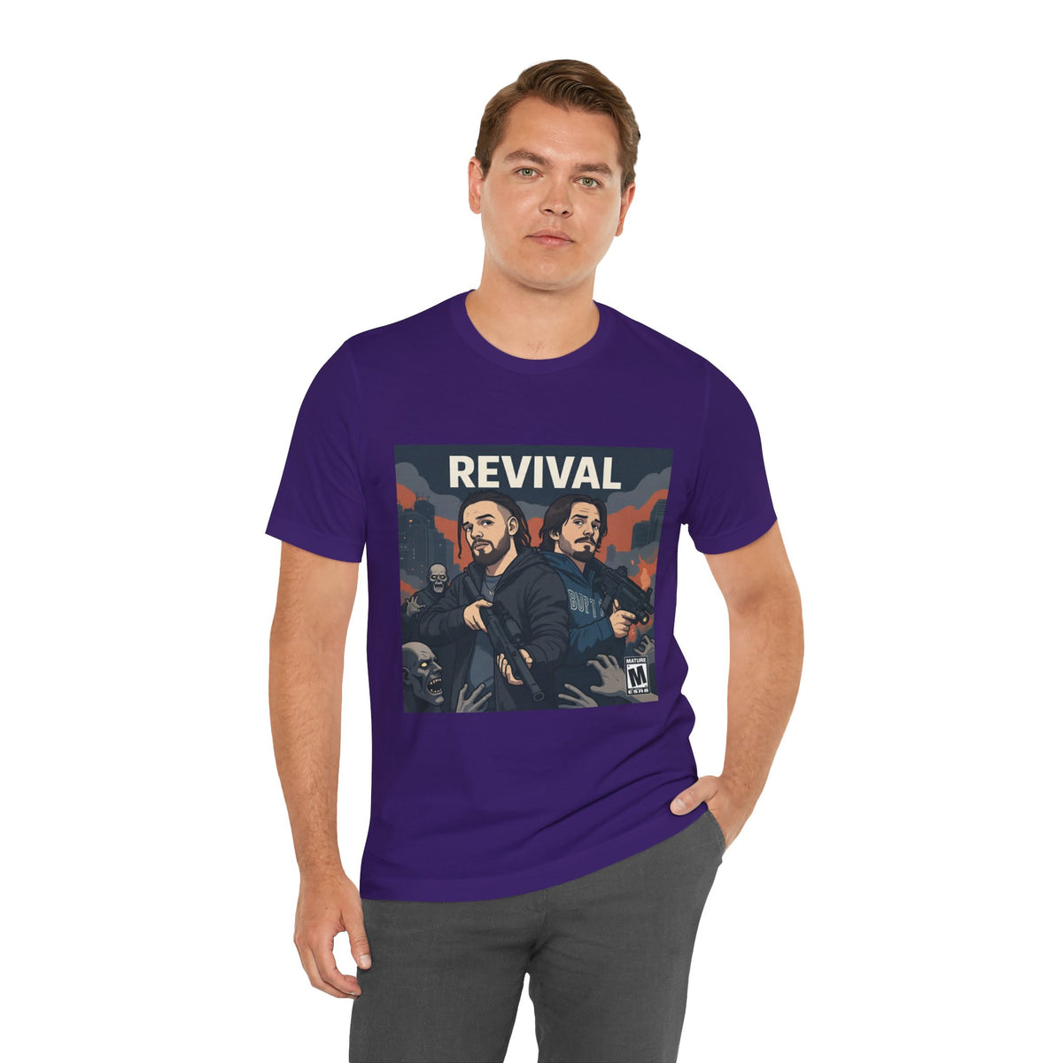 Revival- Ft El Brosco The Don & NoisyBoii Retro Movie Poster - T-Shirt