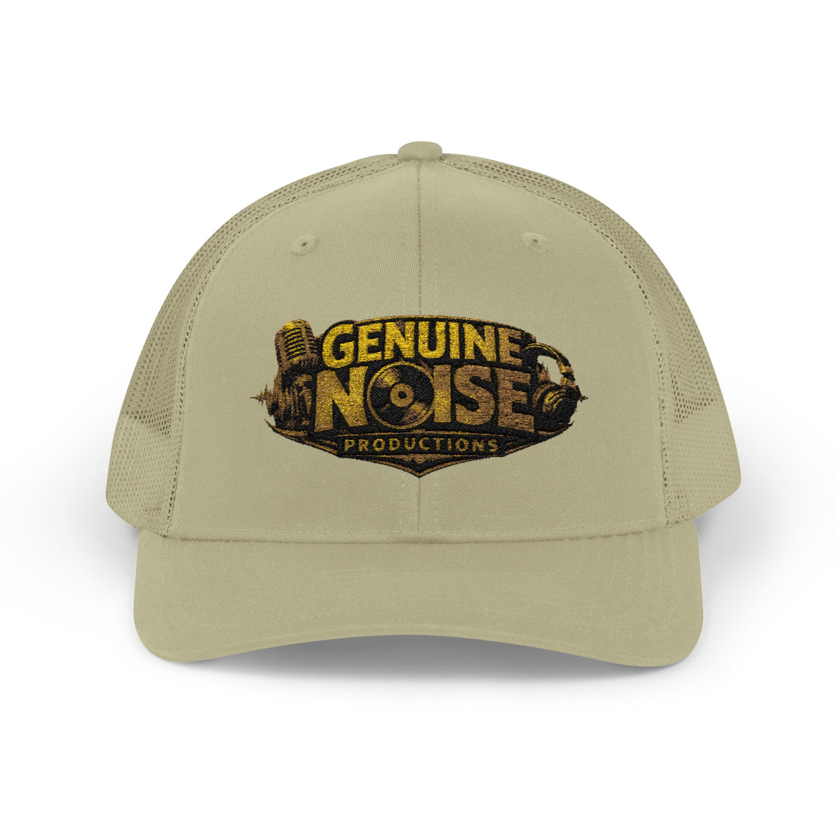 Trucker Cap - "Genuine Noise Productions" Retro Logo Mesh Snapback