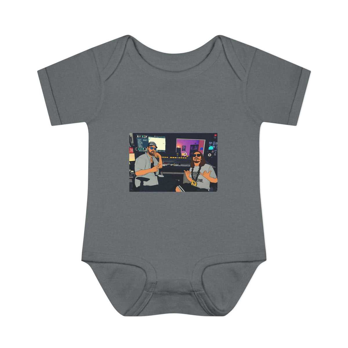 Music Studio Photo — Infant Rib One-Piece