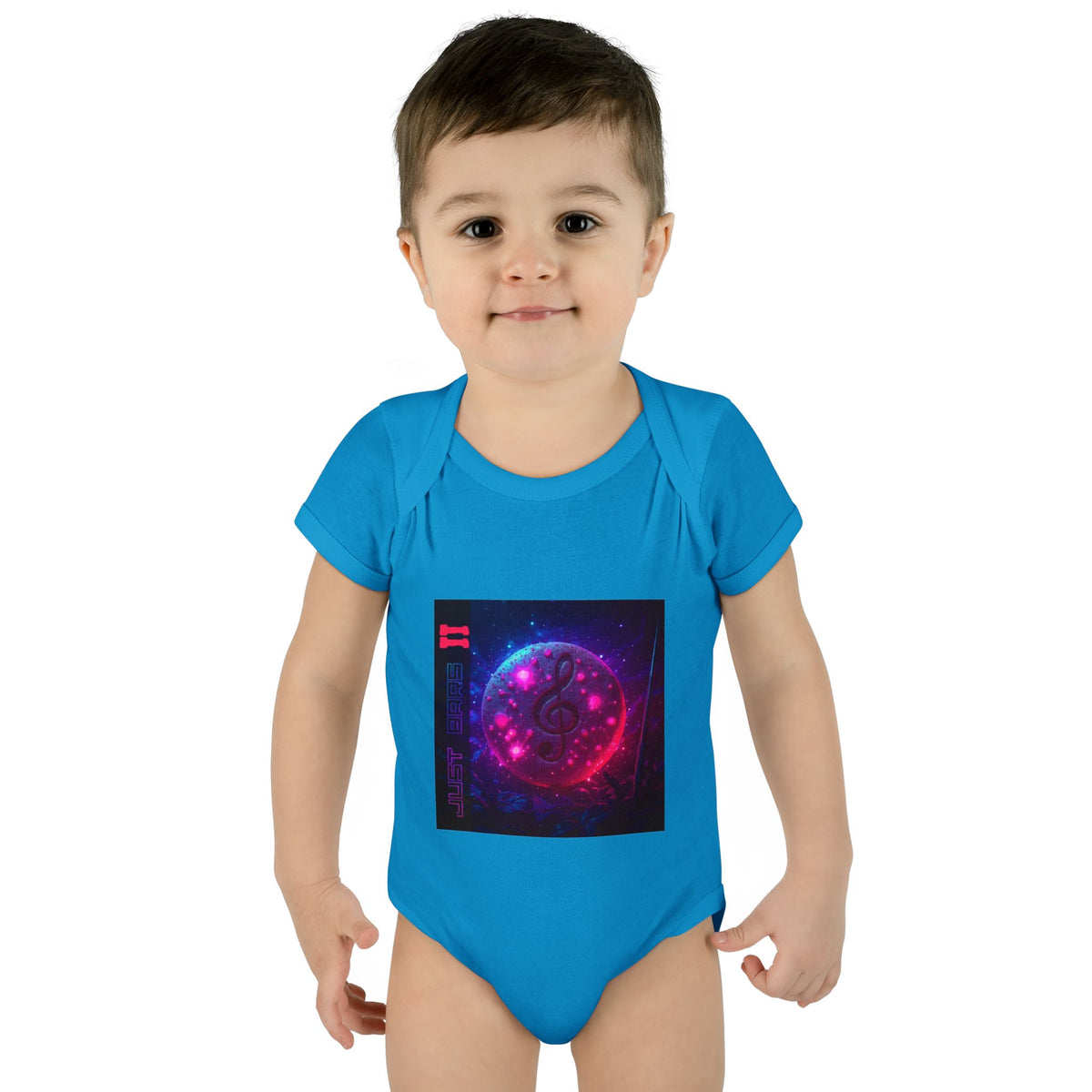 Neon Cosmic Cookie jb2 — Infant Rib Onesie