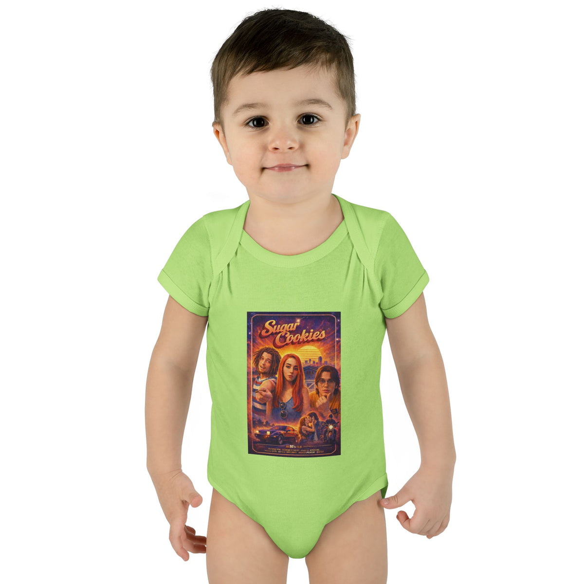 Infant Bodysuit — 'Sugar Cookies' Retro Movie Poster Baby Onesie